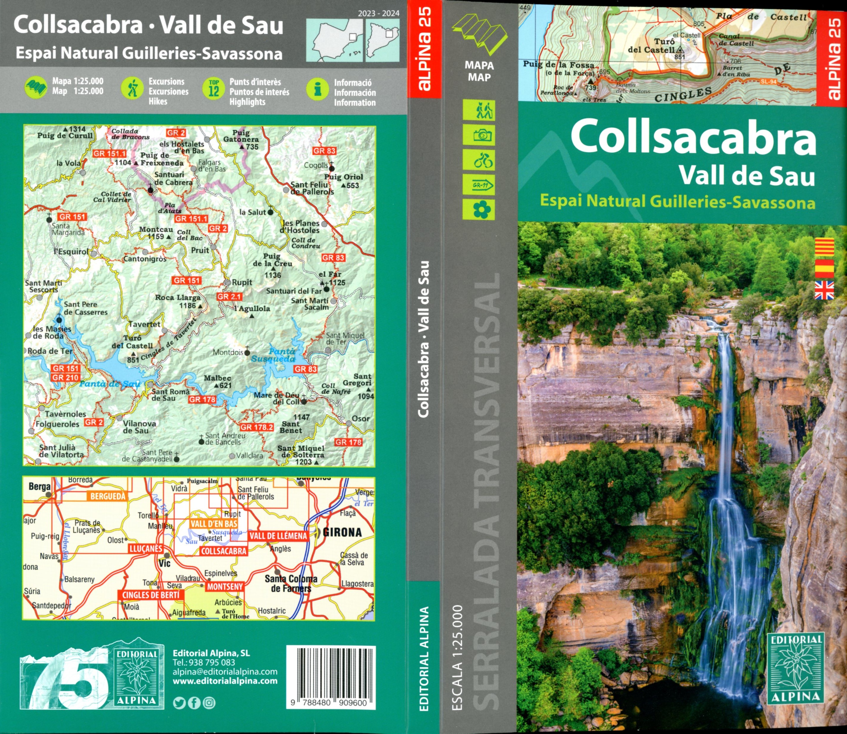 Collsacabra : Vall de Sau : Espai Natural Guilleries-Savassona - Portada